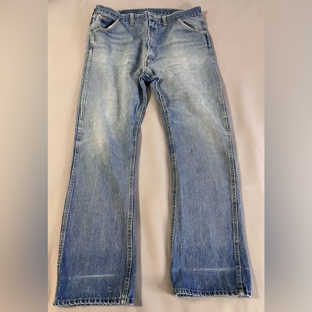 VTG Big Yank‎ Jeans  Mens Sz W38”X L31”Made in USA Med Wash Blue